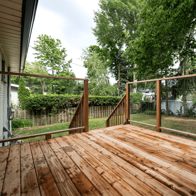 outdoor deck